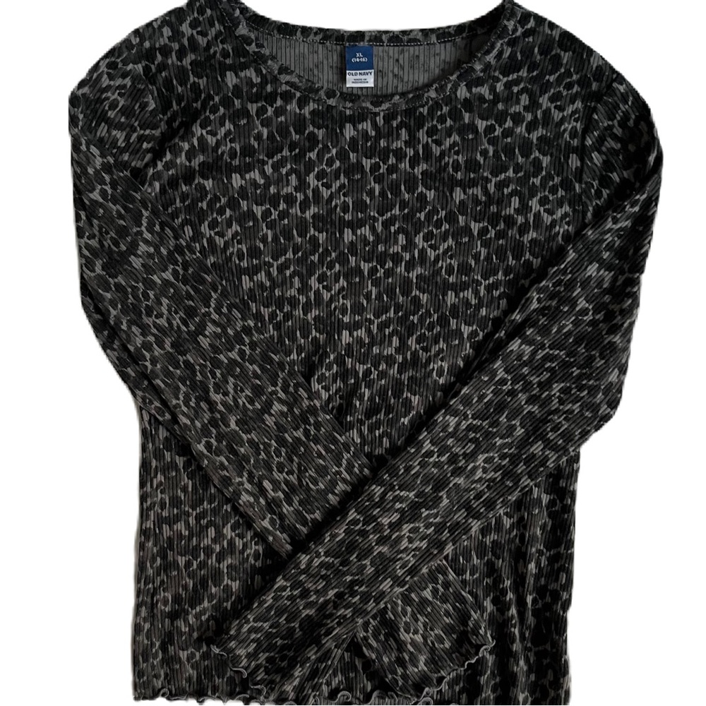 OLD NAVY LEOPARD PRINT GIRLS SZ XLG 14/16